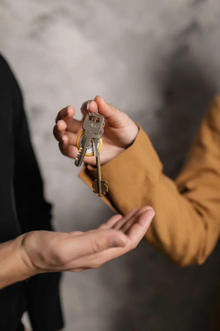 Landlord reviewing rental property tax return with accountant in Slough